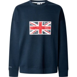 блуза,мъжки,пуловери,pepe,jeans,union,sweatshirt,blue