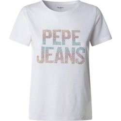 тениска,дамски,тениски,pepe,jeans,victoria,short,sleeve,t,shirt,white,(white)