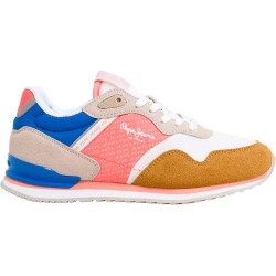 маратонки,детски,маратонки,pepe,jeans,london,print,trainers,biscuit,beige,(white)