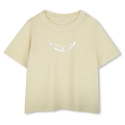 тениска,детски,тениски,zadig,&,voltaire,x60317,short,sleeve,t,shirt,straw,(beige)