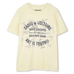 тениска,детски,тениски,zadig,&,voltaire,x60367,short,sleeve,t,shirt,straw,(beige)