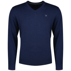 блуза,мъжки,пуловери,hackett,hm703313,v,neck,sweater,blue