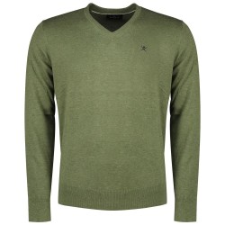 блуза,мъжки,пуловери,hackett,hm703313,v,neck,sweater,thyme,green,(green)
