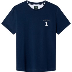 тениска,мъжки,тениски,hackett,heritage,number,short,sleeve,t,shirt,ink,blue,(blue)