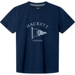 тениска,мъжки,тениски,hackett,heritage,rgta,flag,short,sleeve,t,shirt,blue,(ink,blue)