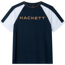 тениска,мъжки,тениски,hackett,multi,short,sleeve,t,shirt,blue,(navy)