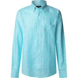 риза,с,дълъг,ръкав,мъжки,ризи,façonnable,cl,bd,bengal,str,lin,long,sleeve,shirt,blue