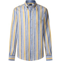 риза,с,дълъг,ръкав,мъжки,ризи,façonnable,cl,bd,lin,bold,stp,long,sleeve,shirt,blue