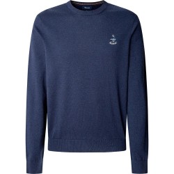блуза,мъжки,пуловери,façonnable,cosilk,birdie,sweater,blue