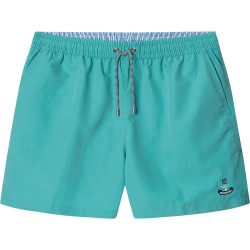 бански,гащета,мъжки,бански,костюми,façonnable,logo,solid,swimming,shorts,meadow,blue,(blue)