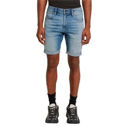 къси,панталони,мъжки,панталони,g,star,3301,slim,denim,shorts,vintage,blue,stream,destroyed,(blue)