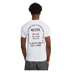 тениска,мъжки,тениски,g,star,back,gr,arch,short,sleeve,t,shirt,white