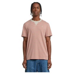 тениска,мъжки,тениски,g,star,nifous,stripe,short,sleeve,t,shirt,dark,brick,etruscan,red,stripe,(grey)