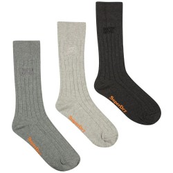 чорапи,мъжки,чорапи,superdry,socks,3,pairs,grey,(grey,marl)