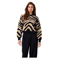 блуза,дамски,пуловери,дамски,плетени,дрехи,noisy,may,charlott,sweater,black,nomad,(beige)