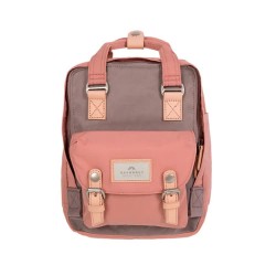 раница,раници,doughnut,macaroon,mini,backpack,brown,pink,(lavender,x,rose)