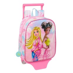раница,раници,safta,barbie,painterly,wheeled,backpack,multicolor,(pink)