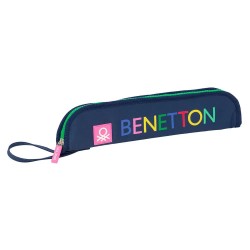 канцеларски,принадлежности,safta,benetton,damero,pencil,case,multicolor,(blue)