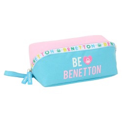 канцеларски,принадлежности,safta,big,square,benetton,unique,pencil,case,pink,(multicolor)