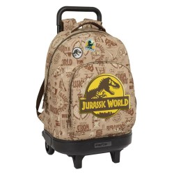 раница,раници,safta,compact,jurassic,world,wheeled,backpack,multicolor,(brown)