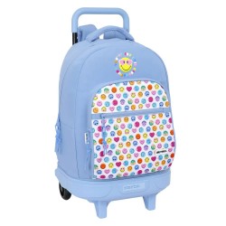 раница,раници,safta,compact,smiley,world,joyful,wheeled,backpack,multicolor,(blue)