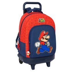 раница,раници,safta,compact,super,mario,trick,wheeled,backpack,multicolor,(red,orange)