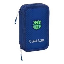 канцеларски,принадлежности,safta,double,filled,fc,barcelona,pencil,case,28,pieces,blue,(multicolor)