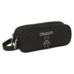 канцеларски,принадлежности,safta,double,kappa,dark,pencil,case,black,(multicolor)