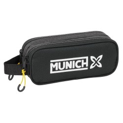канцеларски,принадлежности,safta,double,munich,topo,pencil,case,black,(multicolor)