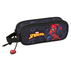 канцеларски,принадлежности,safta,double,spider,man,attack,pencil,case,multicolor,(black)