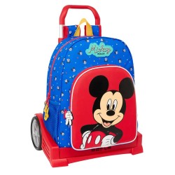 раница,раници,safta,evolution,mickey,mouse,good,day,wheeled,backpack,blue,(multicolor)