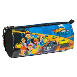 канцеларски,принадлежности,safta,hot,wheels,let´s,race,pencil,case,blue,(multicolor)
