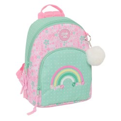 раница,раници,safta,mini,glowlab,amazing,backpack,green,pink,(multicolor)
