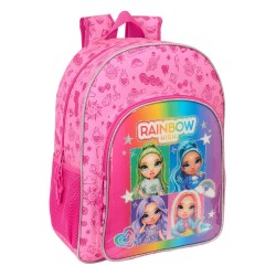 раница,раници,safta,612583180,rainbow,high,shine,19l,27x33x10,cm,backpack,multicolor,(pink)