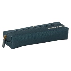 канцеларски,принадлежности,safta,rectangular,with,22,cm,elastic,band,harper,&,neyer,pencil,case,blue,(multicolor)