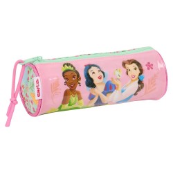 канцеларски,принадлежности,safta,round,princesas,disney,bloom,pencil,case,pink,(multicolor)