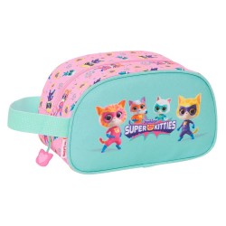 канцеларски,принадлежности,safta,superkitties,pencil,case,blue,pink,(multicolor)
