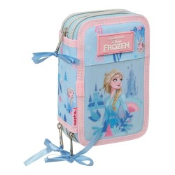 канцеларски,принадлежности,safta,triple,filled,frozen,ice,magic,pencil,case,36,pieces,multicolor,(blue)