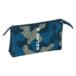 канцеларски,принадлежности,safta,triple,kelme,epic,pencil,case,blue,(multicolor)