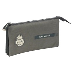 канцеларски,принадлежности,safta,triple,real,madrid,3ª,equipacion,24,25,pencil,case,grey,(multicolor)
