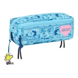 канцеларски,принадлежности,safta,triple,with,20,cm,elastic,band,snoopy,love,pencil,case,blue,(multicolor)