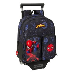 раница,раници,safta,spider,man,attack,10l,27x10x33,cm,wheeled,backpack,black,(multicolor)