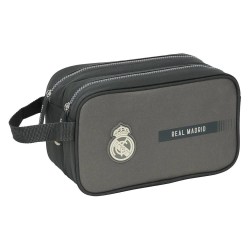 канцеларски,принадлежности,safta,two,zippers,real,madrid,3ª,equipacion,24,25,pencil,case,black,(multicolor)