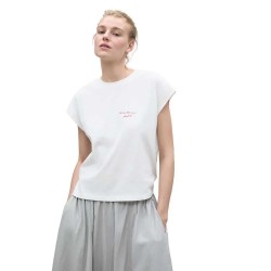 тениска,дамски,тениски,ecoalf,namur,short,sleeve,t,shirt,white