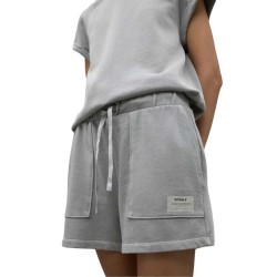 къси,панталони,дамски,панталони,ecoalf,ness,shorts,steel,(grey)