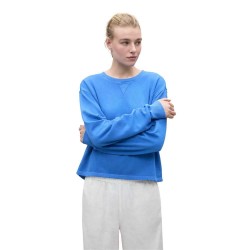 блуза,дамски,блузи,ecoalf,rodas,sweatshirt,mediterranean,blue,(blue)