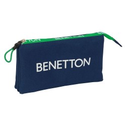 канцеларски,принадлежности,safta,triple,benetton,pencil,case,blue,(green)