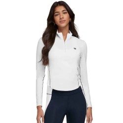 блуза,дамски,блузи,wilson,brentwood,half,zip,sweatshirt,bright,white,(white)