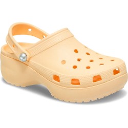 дамски,сандали,и,чехли,crocs,classic,platform,pearl,clogs,golden,hour,(orange)