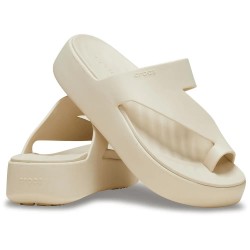джапанки,дамски,сандали,и,чехли,crocs,getaway,platform,toe,loop,flip,flops,sandstone,(beige)